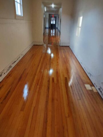 Hall floor complete